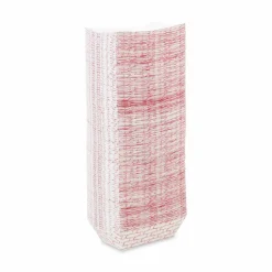 Boardwalk Paper Food Baskets, 1 lb Capacity, Red/White, 1,000/Carton