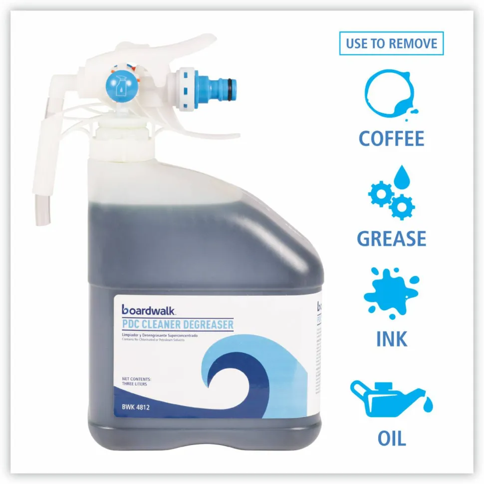 Boardwalk PDC Cleaner Degreaser, 3 L Bottle, 2/Carton