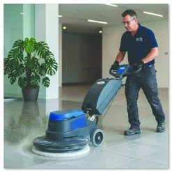 Boardwalk Polishing Floor Pads, 20" Diameter, White, 5/Carton