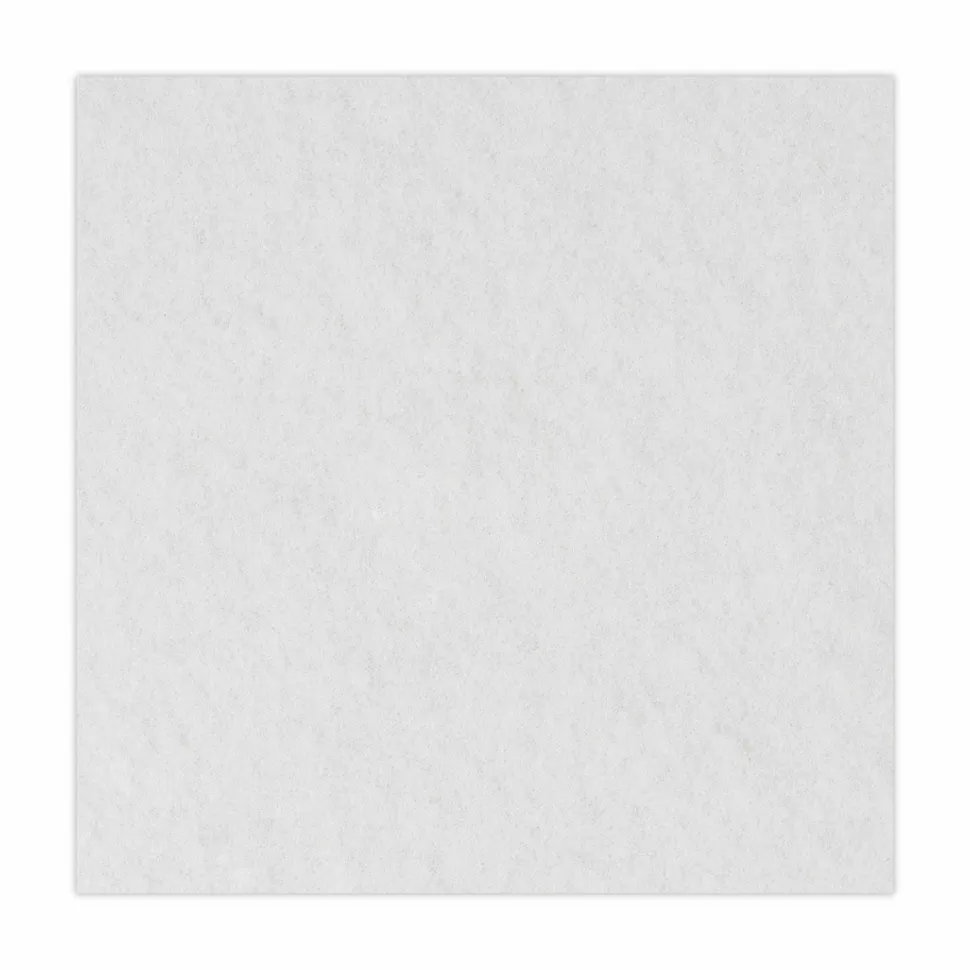 Boardwalk Polishing Floor Pads, 21" Diameter, White, 5/Carton