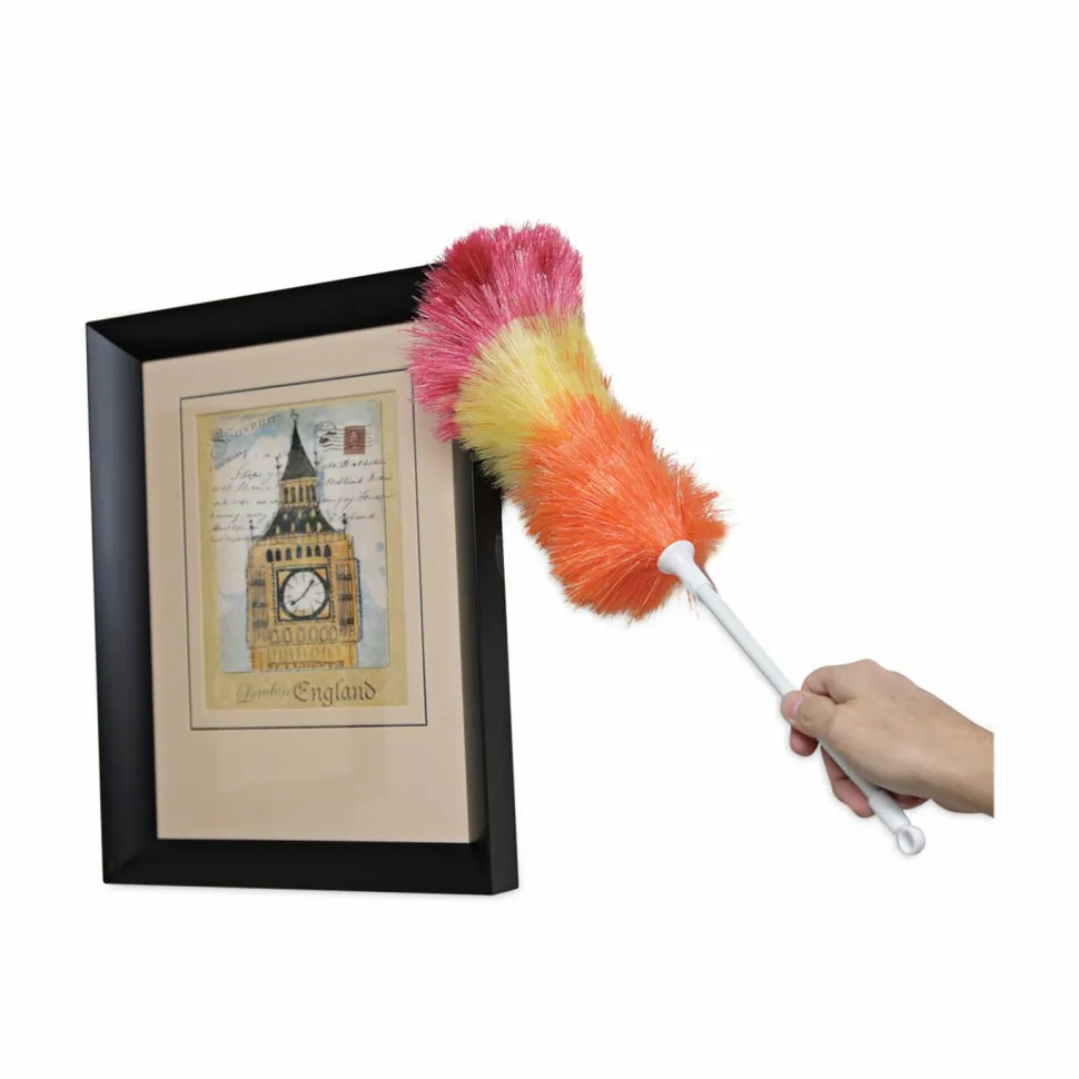 Boardwalk Polywool Duster, 20" Plastic Handle