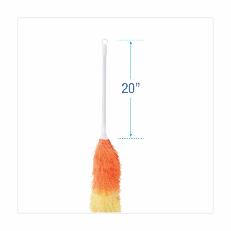 Boardwalk Polywool Duster, 20" Plastic Handle