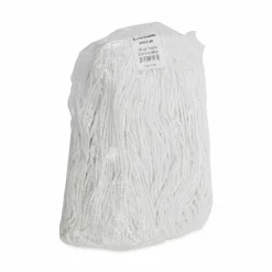 Boardwalk Premium Cut-End Wet Mop Heads, Rayon, 16oz, White, 12/Carton