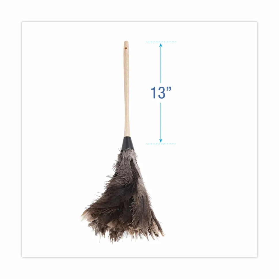 Boardwalk Professional Ostrich Feather Duster, 13" Wood Handle