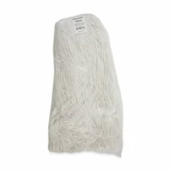 Boardwalk Pro Loop Web/Tailband Wet Mop Head, Rayon, 24oz, White, 12/Carton