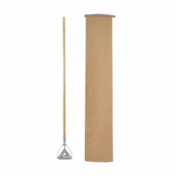 Boardwalk Quick Change Metal Head Wooden Mop Handle, Junior, 54