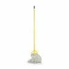 Boardwalk Quick Change Side-Latch Plastic/Aluminum Mop Handle, 60″, Yellow