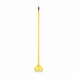 Boardwalk Quick Change Side-Latch Plastic/Aluminum Mop Handle, 60″, Yellow