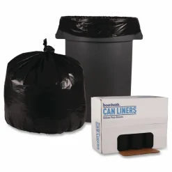 Boardwalk Recycled Low-Density Polyethylene Can Liners, 33 gal, 1.2 mil, 33
