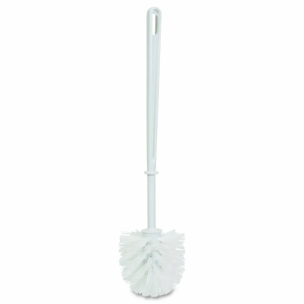 Boardwalk Spiral Bowl Brush, 13" Handle, White