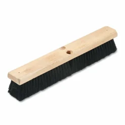 Boardwalk Tampico Fiber Floor Brush Head, 18" x 2 1/2", Black