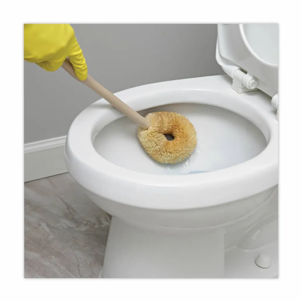 Boardwalk Tampico Toilet Bowl Brush, 19" Overall Length, Beige