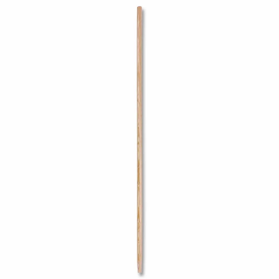 Boardwalk Tapered End Broom Handle, Lacquered Wood, 1.13" dia x 54", Natural