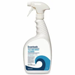 Boardwalk Tile and Grout Cleaner, Minted Evergreen Scent, 32 oz Bottle, 12/Carton
