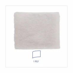 Boardwalk TrapEze Disposable Dusting Sheets, 5" x 125 ft, White, 250 Sheets/Roll, 2 Rolls/Carton
