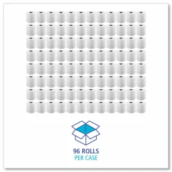 Boardwalk Two-Ply Toilet Tissue, Septic Safe, White, 4.5 x 4.5, 500 Sheets/Roll, 96 Rolls/Carton