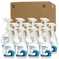 Boardwalk Urine Stain and Odor Remover, Fresh Mint Scent, 32 oz, 12/Carton