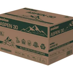 Boise ASPEN 30 Multi-Use Printer & Copy Paper, White, Letter (8.5" x 11"), 5000 Sheets Per Case, 20 Lb, 92 Brightness, 30% Recycled, FSC Certified