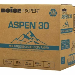 Boise ASPEN 30 SPLOX Paper, Speed-Loading Reamless Paper, Letter Size (8 1/2