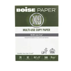 Boise X-9 Multi-Use Printer & Copy Paper, White, Letter (8.5