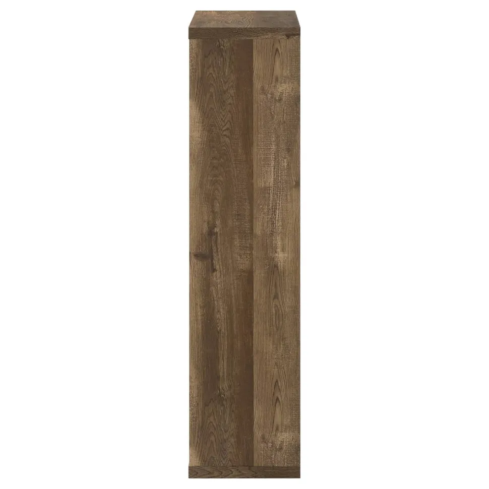 Bookshelf, Bookcase, Etagere, 5 Tier, 48"H, Office, Bedroom, Brown Laminate, Contemporary, Modern