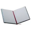 Boorum & Pease Account Book, Record, 7 5/8" x 9 5/8", 300 Pages, Black/Burgundy