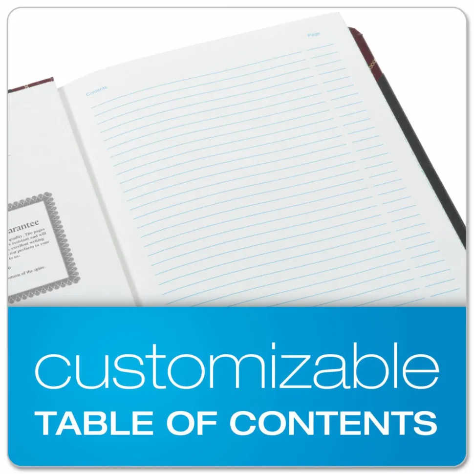 Boorum & Pease Columnar Book, 10 3/8" x 8 1/8", Record, No Units, 75 Sheets