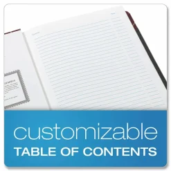 Boorum & Pease Record Rule Log Book, 150 Sheets, 8