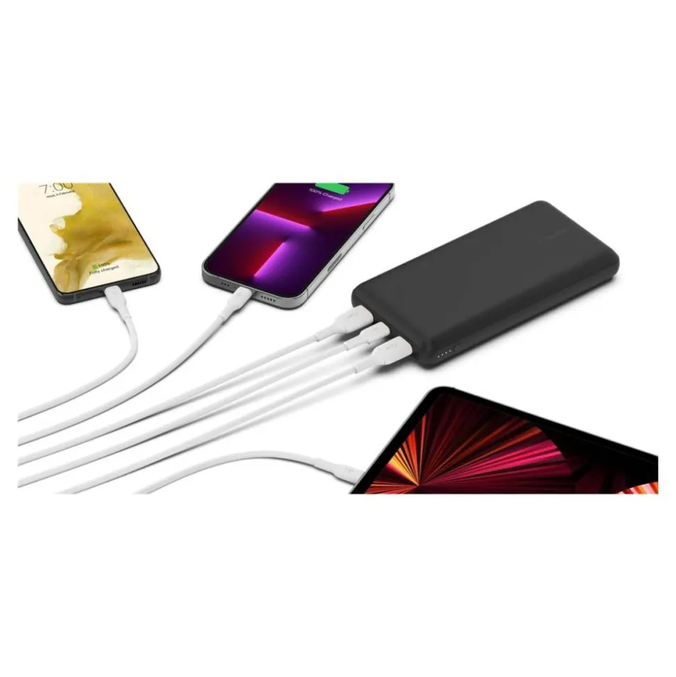 BoostCharge 15W, Power Bank 20K, Black