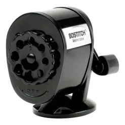 Bostitch Metal Manual Pencil Sharpener, Manually-Powered, 5.44" x 2.69" x 4.33", Black