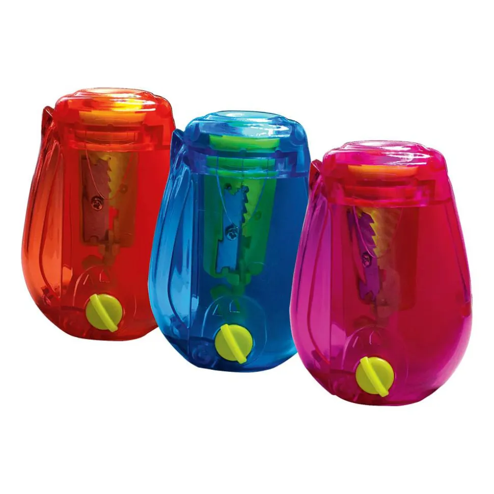Bostitch Twist-N-Sharp Pencil Sharpener - Handheld - Assorted - 1 Each
