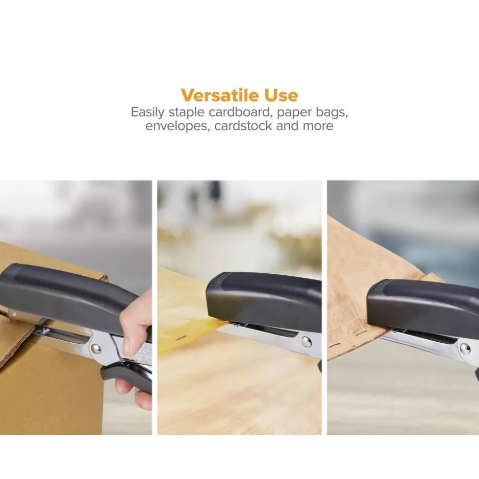 Bostitch B8 PowerCrown Xtreme Duty Plier Stapler, Black/Gray