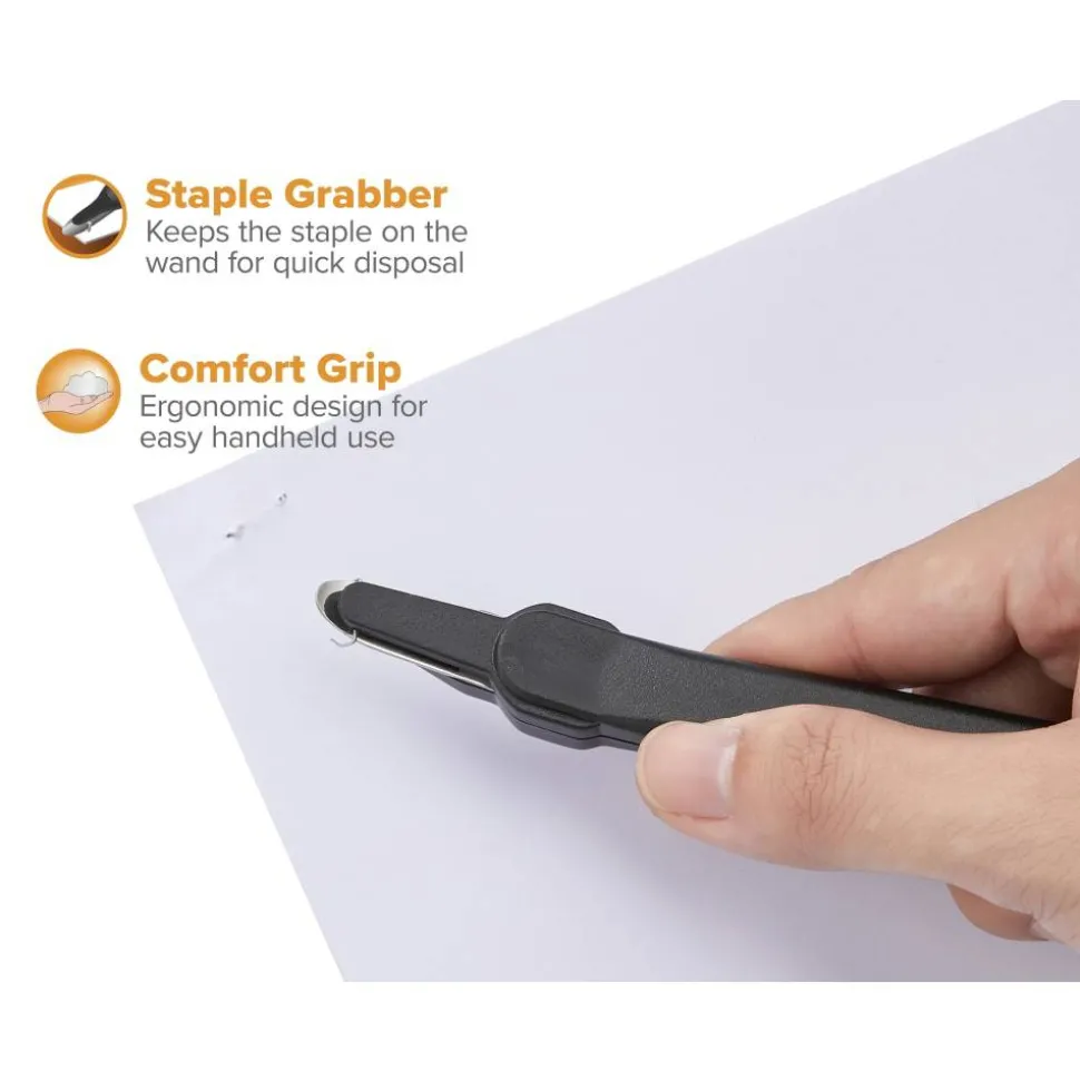 Bostitch Contemporary Push-Style Staple Remover, Black