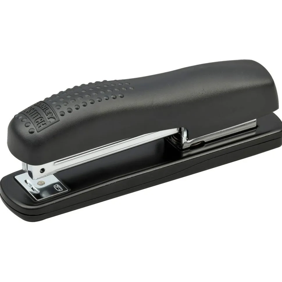 Bostitch Ergonomic Desktop Stapler, 20 Sheets Capacity, Black