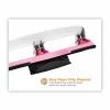 Bostitch EZ Squeeze Three-Hole Punch, InCourage, 12 Sheet Capacity, Pink/White