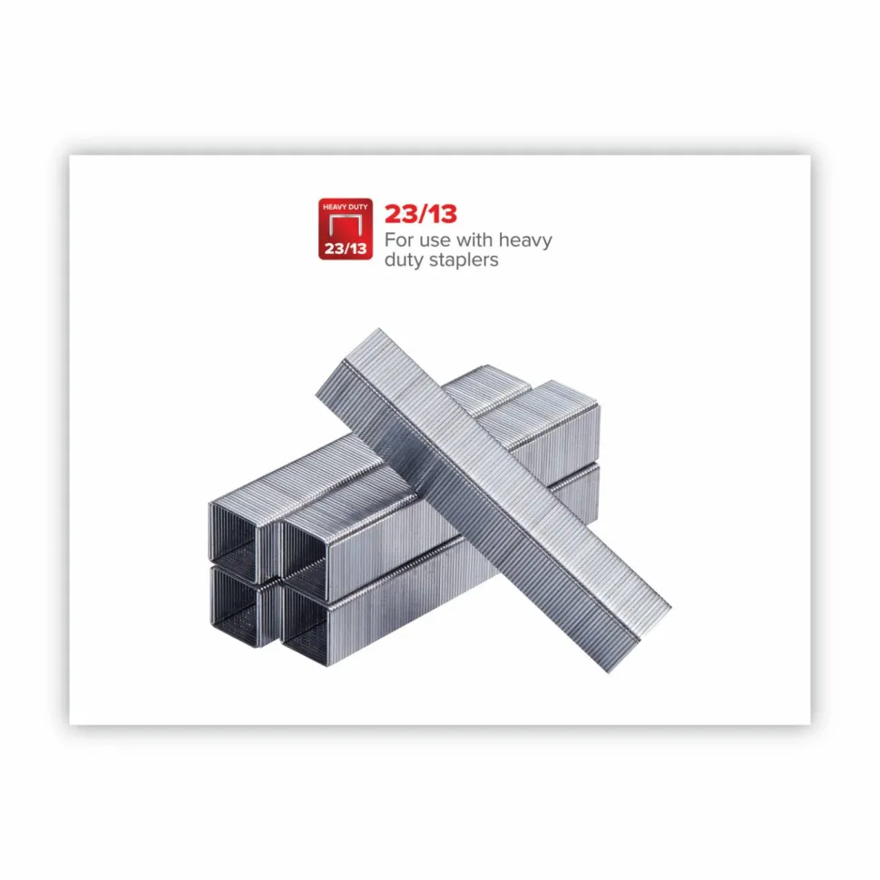 Bostitch Heavy-Duty Staples, 1/2" Standard, Box Of 1,000