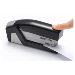 Bostitch InJoy One-Finger 3-in-1 Eco-Friendly Compact Stapler, 25-Sheet Capacity, Black