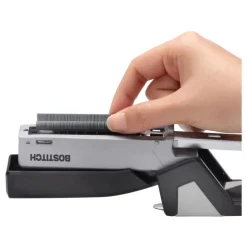 Bostitch InJoy One-Finger 3-in-1 Eco-Friendly Compact Stapler, 25-Sheet Capacity, Black