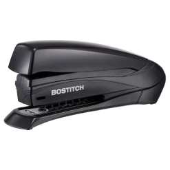 Bostitch Inspire Spring-Powered Desktop Stapler, 20 Sheets Capacity, Black