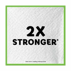 Bounty Quilted Napkins, 1-Ply, 12.1 x 12, White, 200/Pack, 8 Packs/Carton