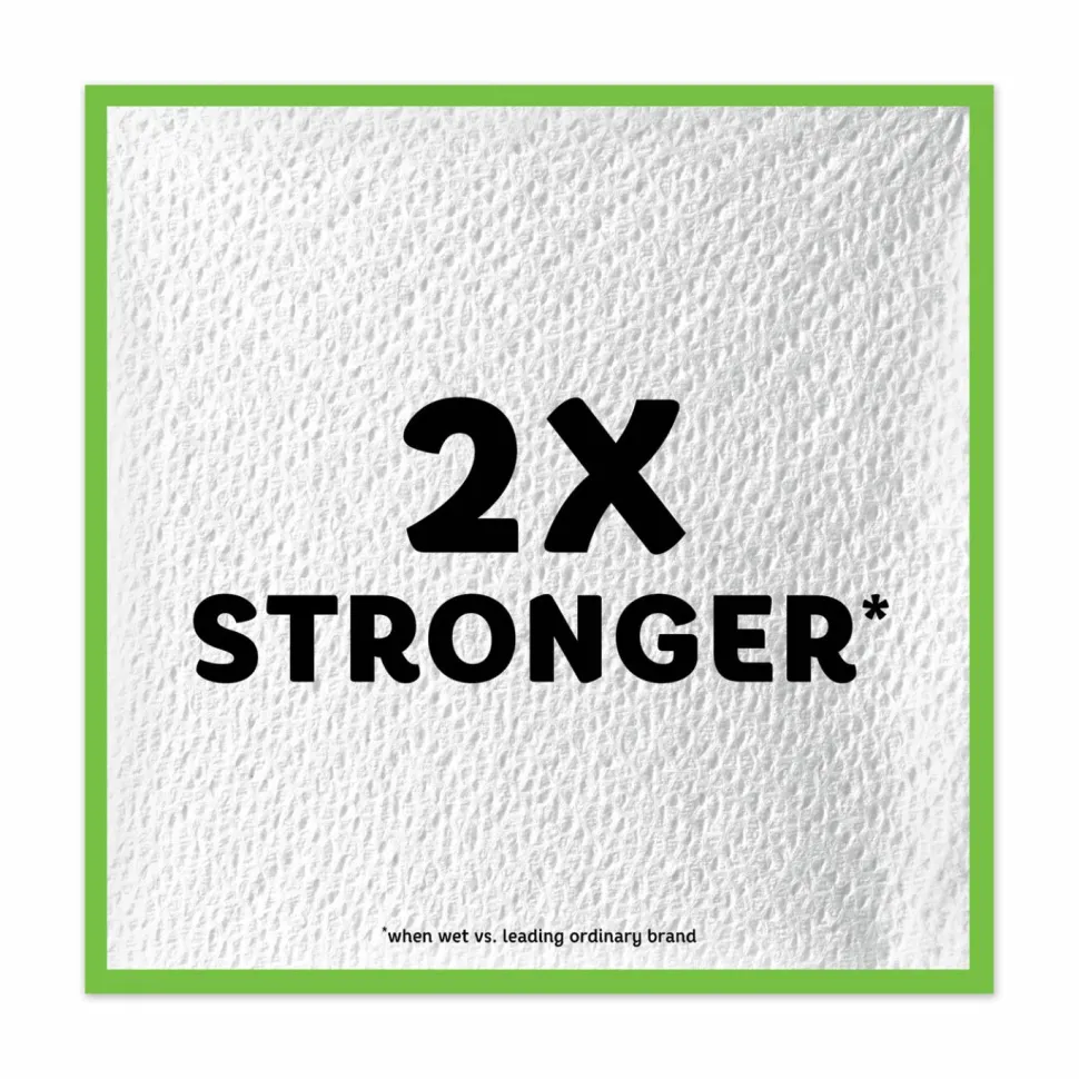 Bounty Quilted Napkins, 1-Ply, 12.1 x 12, White, 200/Pack, 8 Packs/Carton