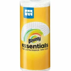 Bounty Essentials Select-A-Size Paper Towels, 6 Double Rolls Total/108 Sheets Per Roll, White