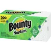 Bounty Quilted 1-Ply Napkins, White, Pack Of 200 Napkins