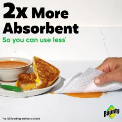 Bounty Select-a-Size Kitchen Roll Paper Towels, 2-Ply, 5.9 x 11, White, 82 Sheets/Double Roll, 12 Rolls/Carton
