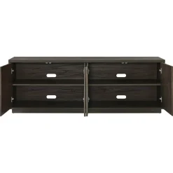 Bourne Rectangular Fluted TV Stand for TV's up to 75