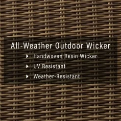 Bradenton Outdoor Wicker Sectional Corner Chair