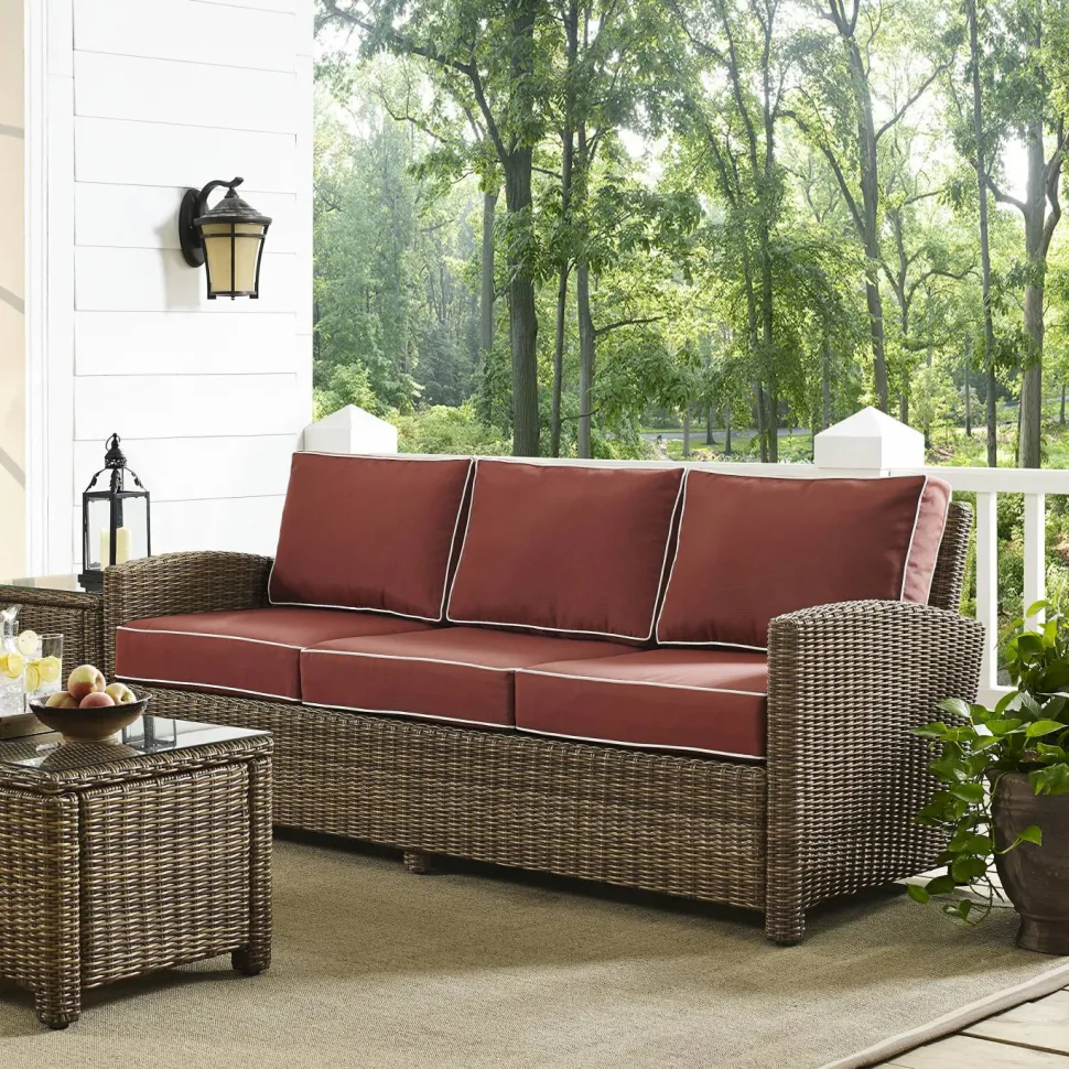 Bradenton Outdoor Wicker Sofa