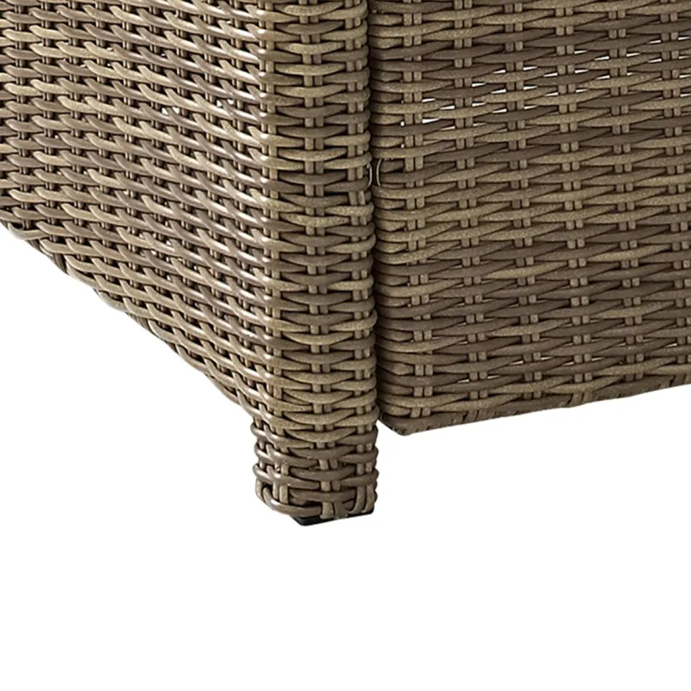 Bradenton 3Pc Outdoor Wicker Armchair Set