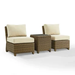 Bradenton 3Pc Outdoor Wicker Chair Set