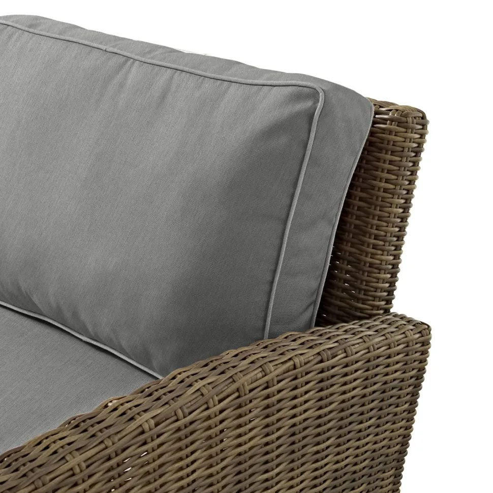 Bradenton 3Pc Outdoor Wicker Chair Set